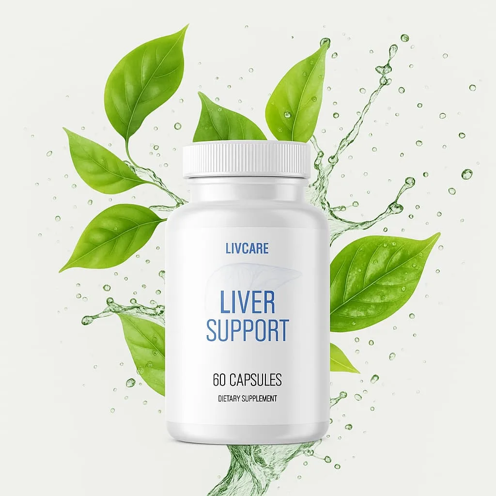 LivCare Liver Support Supplement Bottle – 60 Capsules for Natural Liver Health